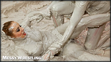 Latest deal - Messy Wrestling Extra: Pony-Tailed Power Session In Mud Covers Them All In Crud! 4 Fights! Action-Cam Only!