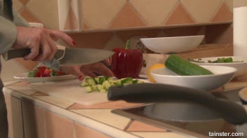 Keeping It Kinky In The Kitchen! Screencap 1 on sinx.preview.netperv.com