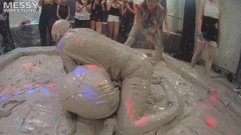 Messy Wrestling: Fully Clothed Fueds In The Mud! 4 No Mercy Catfighters Get Their Slop On! Screencap 87 on sinx.preview.netperv.com