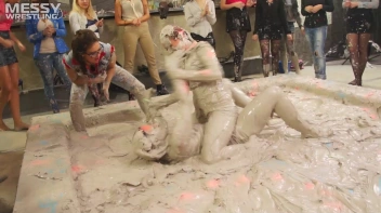 Messy Wrestling: Fully Clothed Fueds In The Mud! 4 No Mercy Catfighters Get Their Slop On! Screencap 17 on sinx.preview.netperv.com