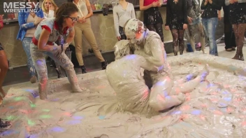 Messy Wrestling: Fully Clothed Fueds In The Mud! 4 No Mercy Catfighters Get Their Slop On! Screencap 18 on sinx.preview.netperv.com