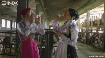 Sexy milkmaids get messy with cream and eggs - Cam 1 Screencap 25 on sinx.preview.netperv.com