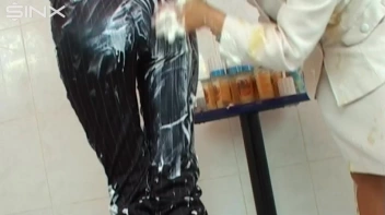 Gorgeous Brunettes Smeared In Cream And Puddings Screencap 31 on sinx.preview.netperv.com