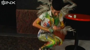 Wet And Messy Paint Play With Sexy Blonde Screencap 54 on sinx.preview.netperv.com