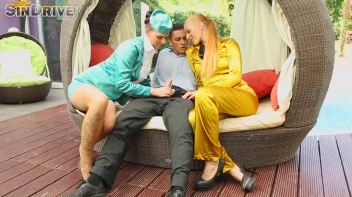 Simony Diamond: Shiny Satin Babes Love The Taste Of High-End Ass And Cum Screencap 16 on sinx.preview.netperv.com