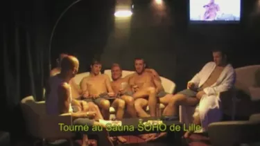 Latest deal - group sexy in a sauna public in north of france