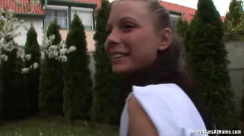 Brunette Gets A Backyard Face Bang Screencap 8 on sinx.preview.netperv.com