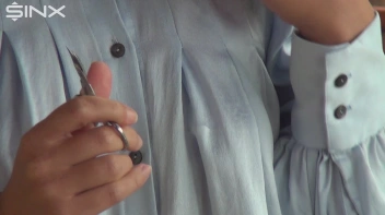 Destructive Brunette Rips Her Silk Blouse Screencap 10 on sinx.preview.netperv.com