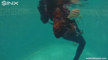 Brunette In Jeans Enters Swimming Pool Clothed Screencap 29 on sinx.preview.netperv.com