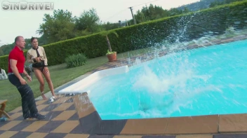 Dip In The Pool For Some Dick!  Freaky Foursome Gets Wet and Messy! Screencap 4 on sinx.preview.netperv.com