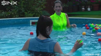 Cute Babes Get Soaked During Exercise - Cam 2 Screencap 26 on sinx.preview.netperv.com