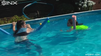 Cute Babes Get Soaked During Exercise - Cam 2 Screencap 34 on sinx.preview.netperv.com