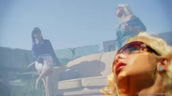 Interracial Threesome's Messy Piss Play Screencap 4 on sinx.preview.netperv.com