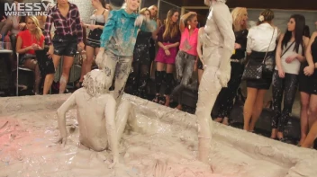 Messy Wrestling: Casual Splat and Catfight To Get To Those Huge Titties! Screencap 57 on sinx.preview.netperv.com