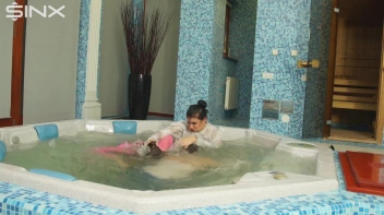 Clothed Catfight Turns Wet In The Jacuzzi Screencap 11 on sinx.preview.netperv.com
