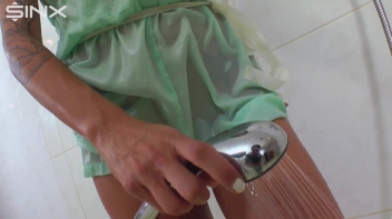 Tattooed Babe Takes Fully Clothed Shower Screencap 50 on sinx.preview.netperv.com