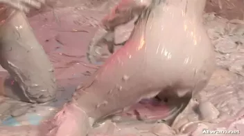 Eurobabe Cheetah Rolls Around In The Mud Screencap 19 on sinx.preview.netperv.com