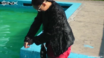 Waterpark Fun For Fully Clothed Brunette Babe Screencap 9 on sinx.preview.netperv.com