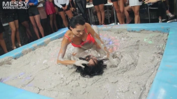 Messy Wrestling: Different Styles Go Wild In The Mud - It's All One Big Mess In The End! Screencap 12 on sinx.preview.netperv.com