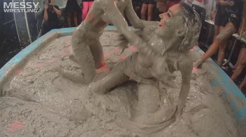 Messy Wrestling: Different Styles Go Wild In The Mud - It's All One Big Mess In The End! Screencap 44 on sinx.preview.netperv.com
