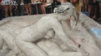Messy Wrestling: Different Styles Go Wild In The Mud - It's All One Big Mess In The End! Screencap 73 on sinx.preview.netperv.com