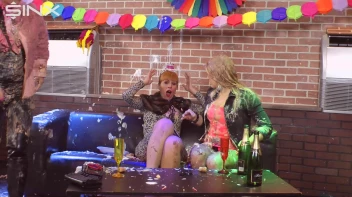 Cream Flans Make The Party Even Messier! Screencap 31 on sinx.preview.netperv.com