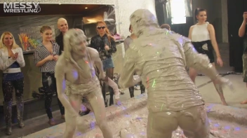 Messy Wrestling: Tattooed Beauty, Ripped Clothes & Lots Of Mud Covered Booby & Booty! Screencap 71 on sinx.preview.netperv.com