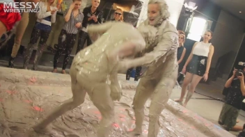 Messy Wrestling: Tattooed Beauty, Ripped Clothes & Lots Of Mud Covered Booby & Booty! Screencap 73 on sinx.preview.netperv.com