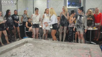 Messy Wrestling:  Mad Mud Bitches Rock The Ring Like Animals In Heat! Screencap 1 on sinx.preview.netperv.com