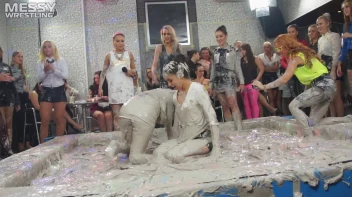 Messy Wrestling:  Mad Mud Bitches Rock The Ring Like Animals In Heat! Screencap 5 on sinx.preview.netperv.com