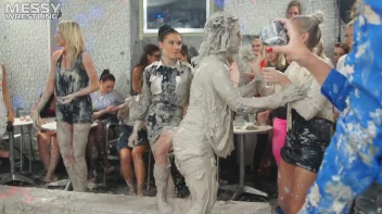 Messy Wrestling:  Mad Mud Bitches Rock The Ring Like Animals In Heat! Screencap 57 on sinx.preview.netperv.com