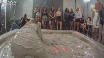 Messy Wrestling:  Mad Mud Bitches Rock The Ring Like Animals In Heat! Screencap 6 on sinx.preview.netperv.com