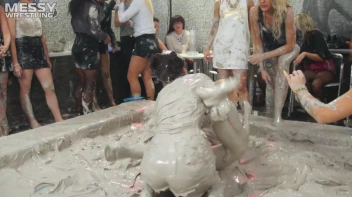 Messy Wrestling:  Mad Mud Bitches Rock The Ring Like Animals In Heat! Screencap 7 on sinx.preview.netperv.com