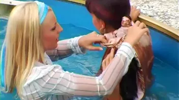 Cool Water Massages Their Fully Clothed Bodies Screencap 11 on sinx.preview.netperv.com