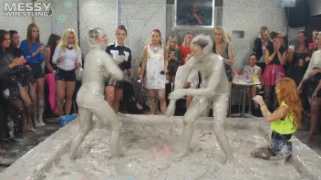 Messy Wrestling: Mud Bunnies Beast it Out In The Ring! Screencap 65 on sinx.preview.netperv.com