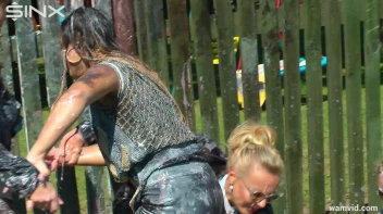 Wet paint play-fighting with four sexy ladies Screencap 21 on sinx.preview.netperv.com