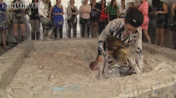 Muddy Wrestling: Regina vs. Kirsten Plant Screencap 12 on sinx.preview.netperv.com