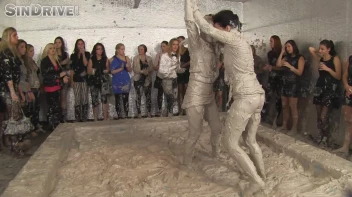 Muddy Wrestling: Regina vs. Kirsten Plant Screencap 23 on sinx.preview.netperv.com