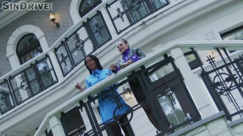 Christen The House With Some Pissin'!  High Class Lesbos Rain Down The Interracial Golden Showers! Screencap 16 on sinx.preview.netperv.com