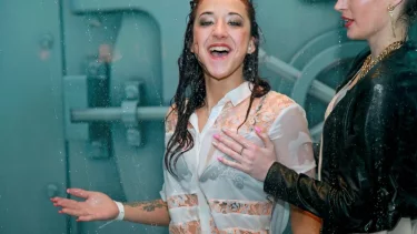 Latest deal - Wet amateur babes stripping down to their underwear