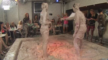 Muddy Wrestling: Raging Regina vs.The Cinnamon Buns Screencap 31 on sinx.preview.netperv.com