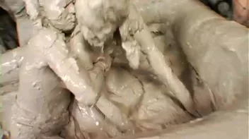 Two Dozen Babes Cheer On The Mud Fight Screencap 44 on sinx.preview.netperv.com