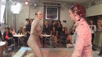 Muddy Wrestling: Sexy Nurse vs. Beauty In Black Screencap 18 on sinx.preview.netperv.com