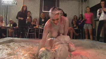 Muddy Wrestling: Sexy Nurse vs. Beauty In Black Screencap 34 on sinx.preview.netperv.com