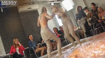 Muddy Wrestling: Sexy Nurse vs. Beauty In Black Screencap 51 on sinx.preview.netperv.com