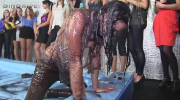 Oily Wrestling: Bella Baby vs. Ashley Woods Screencap 65 on sinx.preview.netperv.com