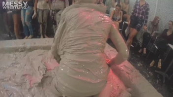 Messy Wrestling: Two Splat-Tastic Battles Leave The Audience Ravaged By Mud! Screencap 9 on sinx.preview.netperv.com