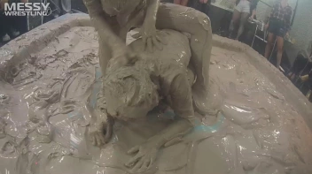 Messy Wrestling: Two Splat-Tastic Battles Leave The Audience Ravaged By Mud! Screencap 47 on sinx.preview.netperv.com