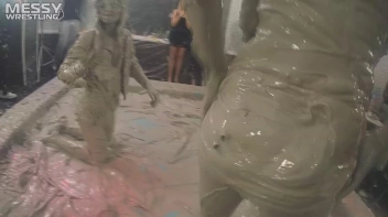Messy Wrestling: Two Splat-Tastic Battles Leave The Audience Ravaged By Mud! Screencap 56 on sinx.preview.netperv.com