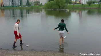 Messy Catfight Ends Up In The Pond Screencap 84 on sinx.preview.netperv.com